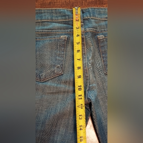 ANGEL Premium Denim Cropped Rolled Cuff Low Rise Quality Denim - Picture 12 of 13